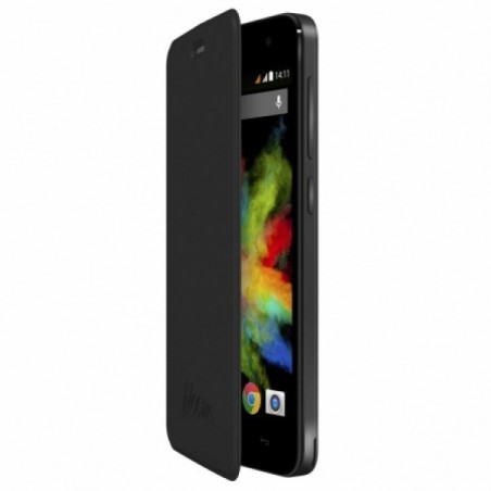 FUNDA WIKO CON TAPA GETAWAY NEGRO