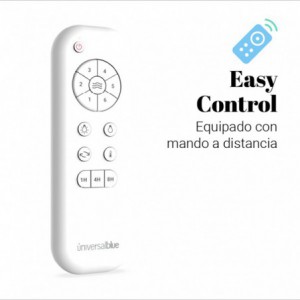 VENTILADOR DE TECHO ALISIOS NEGRO CON LUZ LED 132CM