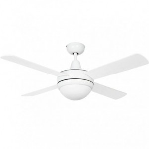 VENTILADOR DE TECHO SIROCO BLANCO-MARRÓN 4 ASPAS 132 CM