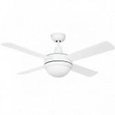 VENTILADOR DE TECHO SIROCO BLANCO-MARRÓN 4 ASPAS 132 CM