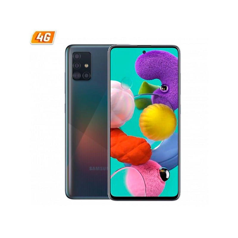 SMARTPHONE SAMSUNG GALAXY A51 4GB 128GB 6.5" NEGRO