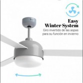 VENTILADOR DE TECHO VENTO 4048C CREMA SILENCIOSO