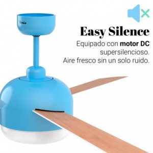 VENTILADOR DE TECHO VENTO 4048BL AZUL SILENCIOSO