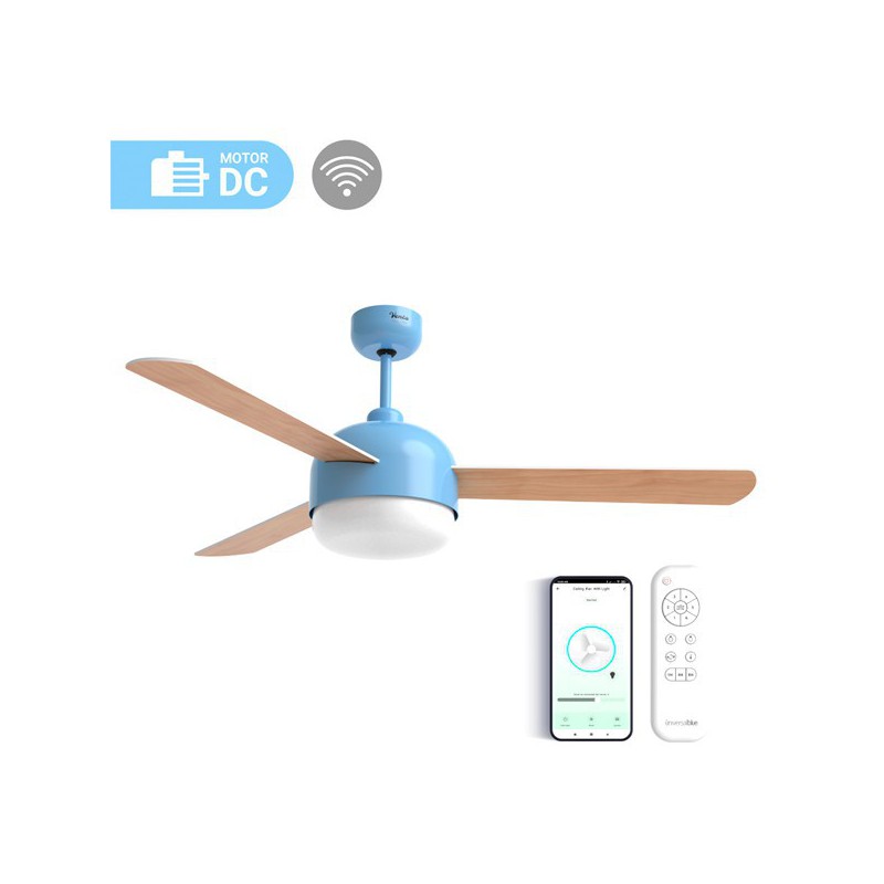 VENTILADOR DE TECHO VENTO 4048BL AZUL SILENCIOSO