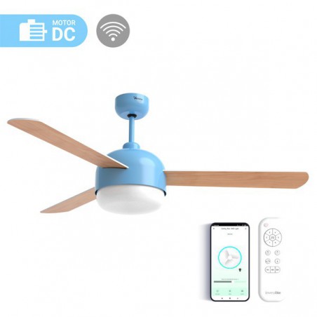 VENTILADOR DE TECHO VENTO 4048BL AZUL SILENCIOSO