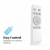 VENTILADOR DE TECHO MIDI INOX-NEGRO MOTOR DC 132 CM