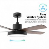 VENTILADOR DE TECHO LEVANTE 4048B  NEGRO 122 CM