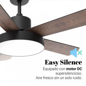 VENTILADOR DE TECHO LEVANTE 4048B  NEGRO 122 CM