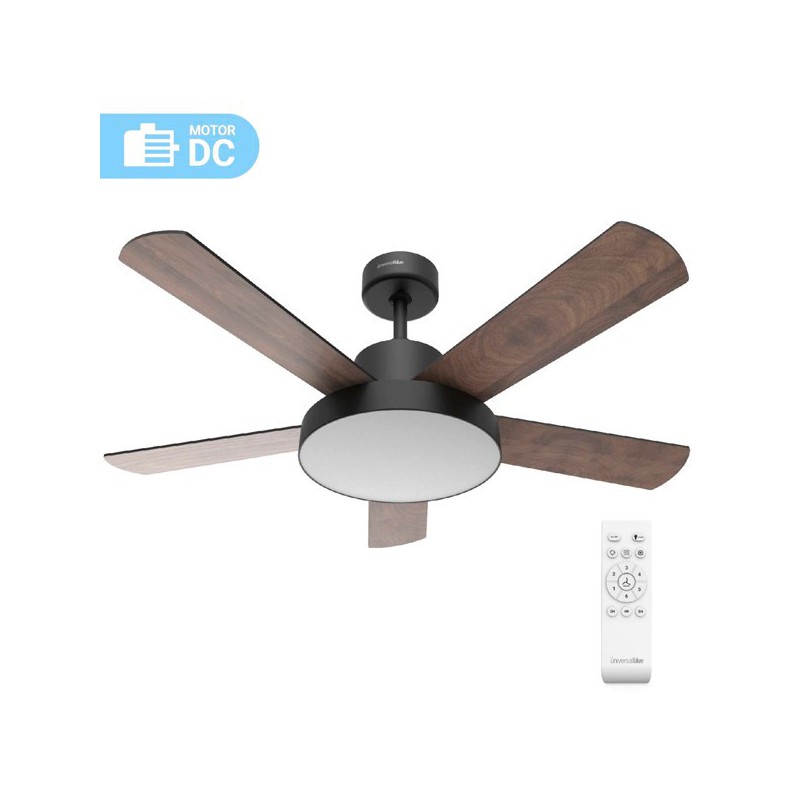 VENTILADOR DE TECHO LEVANTE 4048B  NEGRO 122 CM