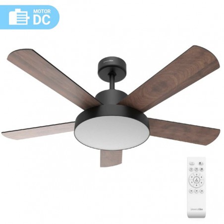 VENTILADOR DE TECHO LEVANTE 4048B  NEGRO 122 CM
