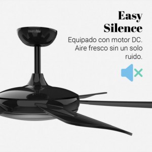 VENTILADOR DE TECHO IBE 4042  NEGRO 106 CM
