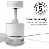 VENTILADOR DE TECHO BLANCO MIDI SILENCIOSO DC 106 CM