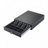 CAJON MONEDAS MUSTEK 41X41 HS-410N RJ11 NEGRO