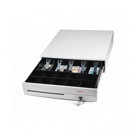 CAJON MONEDAS POSIFLEX 42,5X45 CR-4000B RJ11 BLANCO