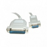 CABLE RS232 DB9-DB25 IMPRESORA EPSON NEGRO1,5 MTR