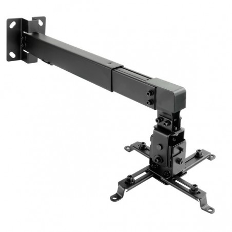 SOPORTE PARED PROYECTOR INCLINABLE EXTENSIBLE NEGRO