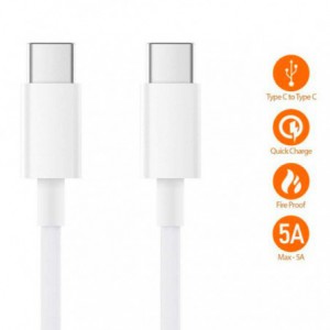 CABLE XIAOMI USB 2.0 TIPO C MACHO USB TIPO-C MACHO1.5M BLAN 