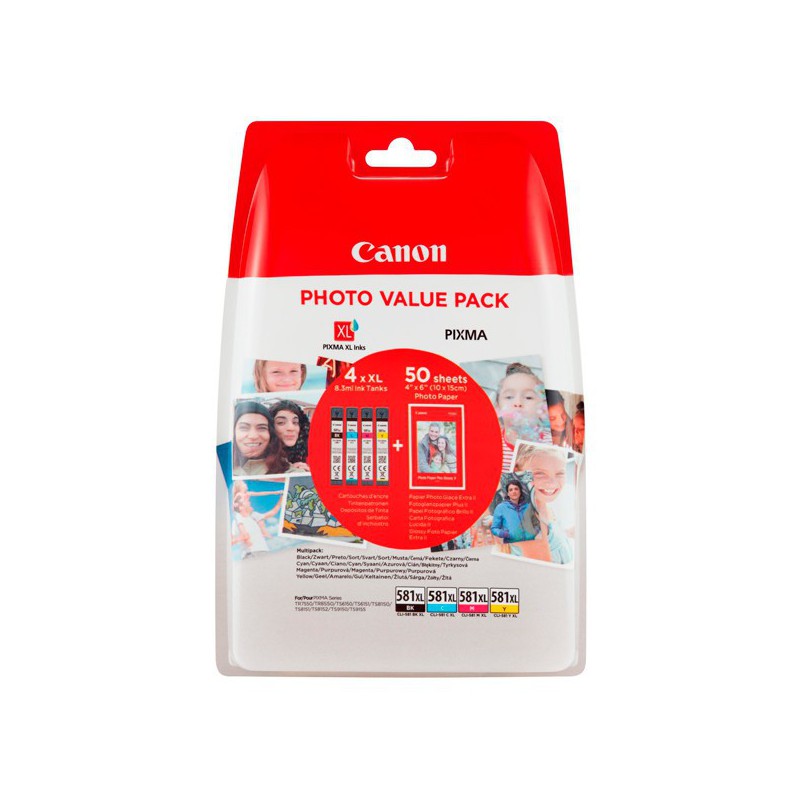 MULTIPACK CANON ORIG.CLI-581  BK/C/M/Y  2052C004