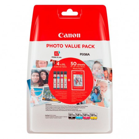 MULTIPACK CANON ORIG.CLI-581  BK/C/M/Y  2052C004