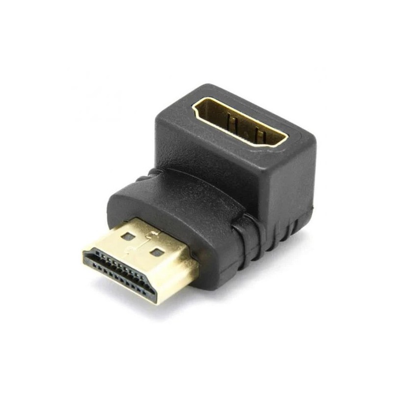 ADAPTADOR ACODADO HDMI F A HDMI M -ORIENTACION ABAJO
