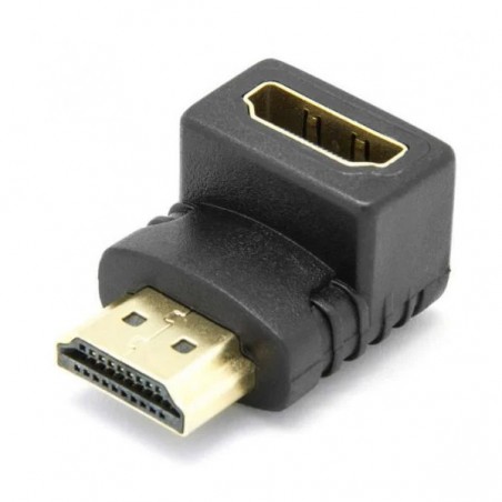 ADAPTADOR ACODADO HDMI F A HDMI M -ORIENTACION ABAJO