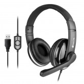 AURICULAR + MICROFONO NGS VOX 800 USB NEGRO*