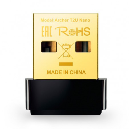 ADAPTADOR TP-LINK WIFI USB DUAL BAND AC600 ARCHER T2U 