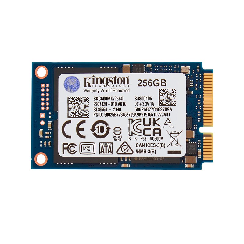 DISCO SOLIDO SSD KINGSTON SKC600MS SSD256GB MSATA TLC 3D