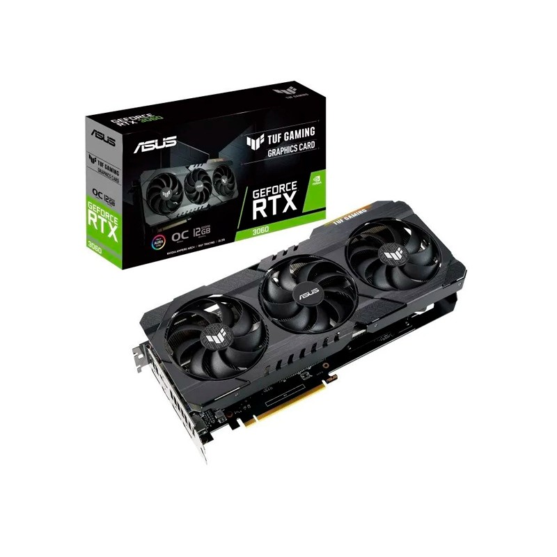VGA ASUS GEFORCE TUF GAMING  RTX3060-O12G-V2 OC 12GB  DDR6