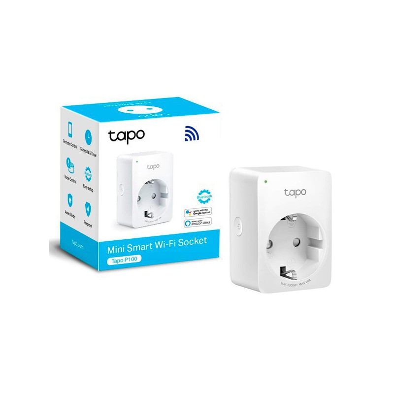 SMART PLUG TP-LINK WIFI 2.4GHZ TAPO P100(1-PACK)