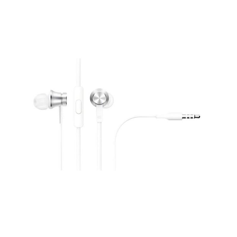 AURICULARES XIAOMI INTRAUDITIVOS MI IN-EAR PLATA 5MW(BOTON)