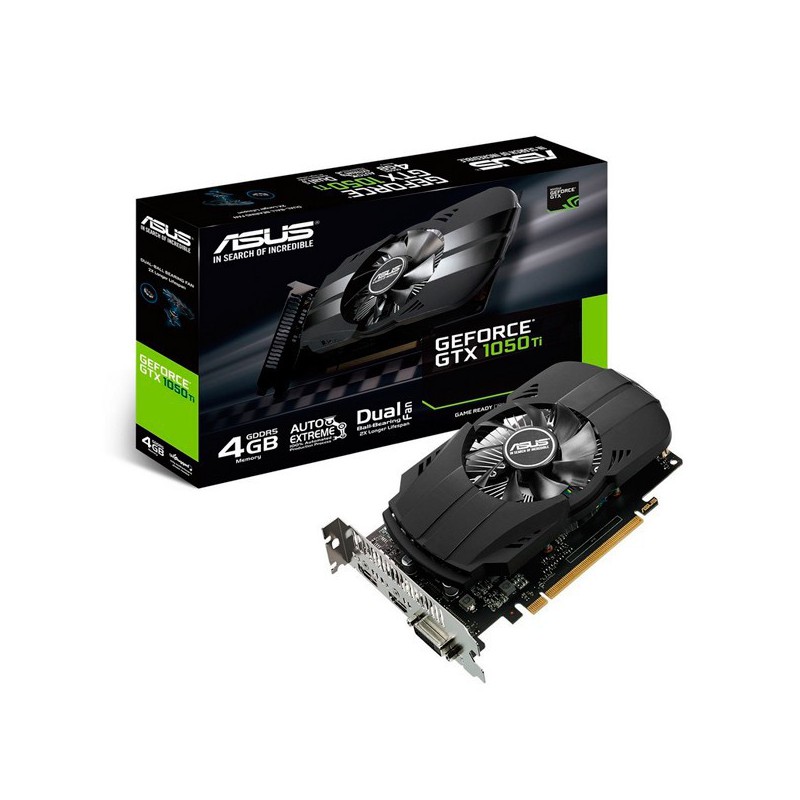 VGA ASUS GTX1050 TI 4GB DDR5 PCI EXPRESS 3.0 HDMI/DVI