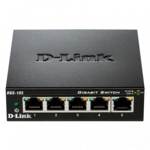 SWITCH D-LINK 5 PORT GIGABIT METAL HOUSING