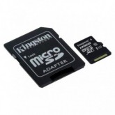 MICRO SD KINGSTON XC 128GB+ADAPT.CLASE 10 100MB/S