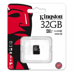 MICRO SDHC KINGSTON 32GB  CLASE 10*