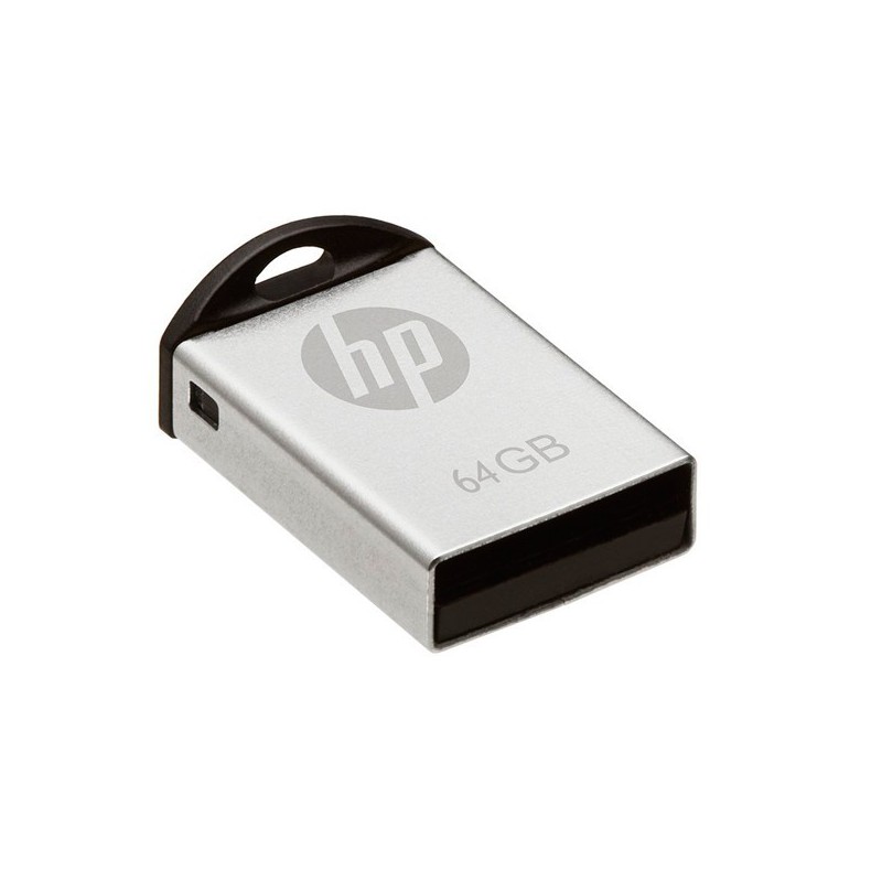 PENDRIVE HP V222W   64GB USB2.0 PLATA (MINI)*