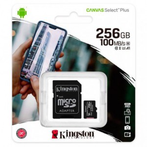 MICRO SD KINGSTON XC 512GB+ADAPT.CLASE 10 100MB/S