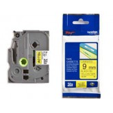 CINTA BROTHER ORIG.TZ621/E AMARILLO/NEGRO  9MM