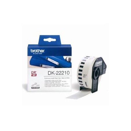 CINTA BROTHER ORIG.PAPEL 29MM BLANCA DK22210