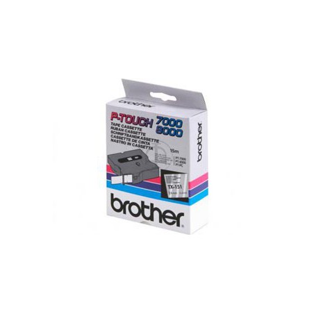 CINTA BROTHER ORIG. TX151 TRANSPARENTE/NEGRO*