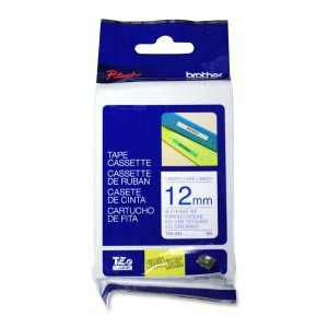 CINTA BROTHER ORIG.TZ233/E BLANCO/AZUL 12MM