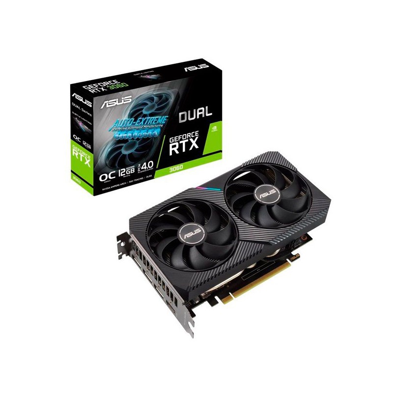 VGA ASUS GEFORCE DUAL RTX3060-O12G-V2 OC EDITION 12GB  DDR6