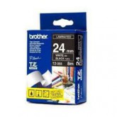 CINTA BROTHER ORIG.TZ355/E NEGRO/BLANCO  24MM