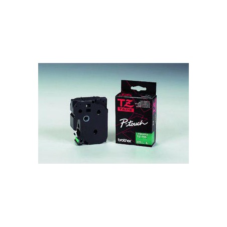CINTA BROTHER ORIG.TZ755 VERDE/BLANCO* 24MM