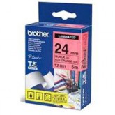CINTA BROTHER ORIG.TZB51/E NAR./FLUOR./NEGRO 24MM