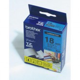 CINTA BROTHER ORIG.TZ541 AZUL/NEGRO 18MM