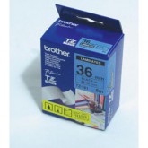 CINTA BROTHER ORIG.TZ561/E AZUL/NEGRO 36MM