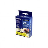 CINTA BROTHER ORIG.TZ555/E AZUL/BLANCO  24MM