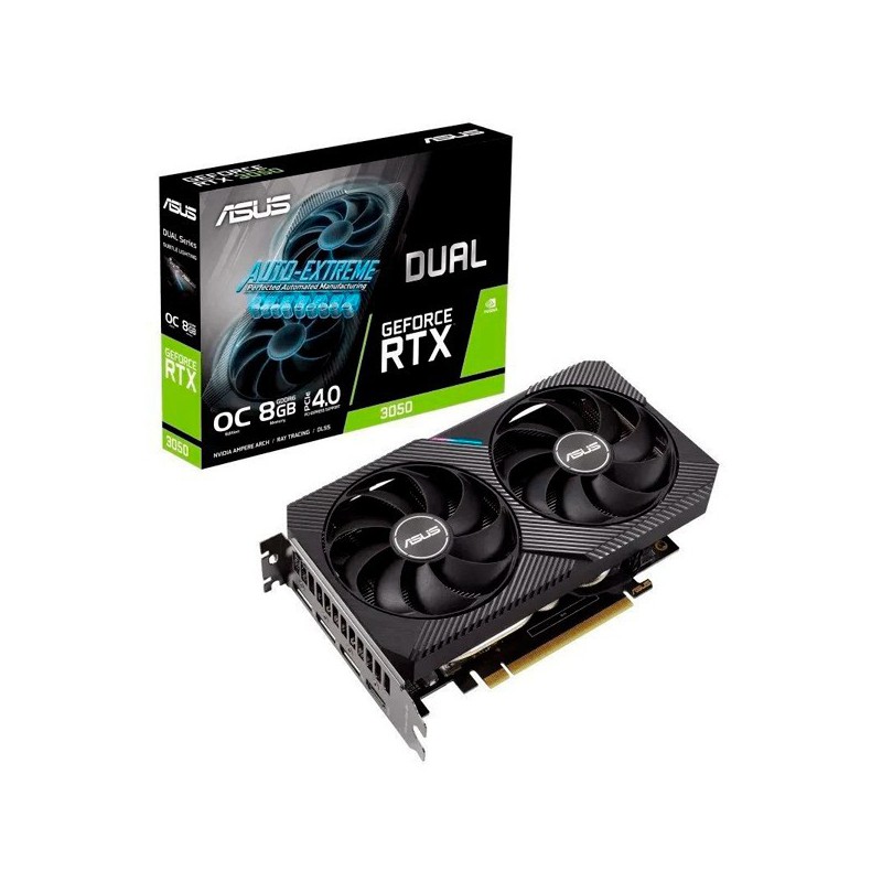 VGA ASUS GEFORCE DUAL RTX 3050 OC EDITION 8GB GDDR6
