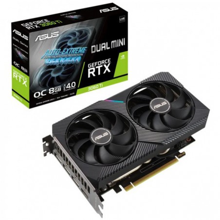 VGA ASUS GEFORCE DUAL RTX3060-O8G-MINI-V2 (LHR) 